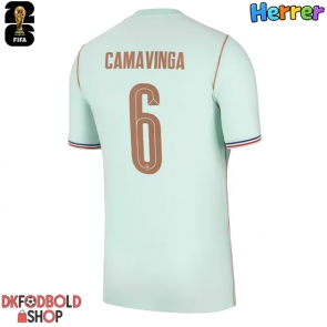 Frankrig Eduardo Camavinga #6 Udebanetrøje VM 2026 Kort ærmer